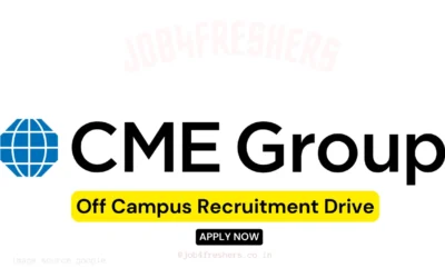 CME Group Off Campus Update | Software Engineer | Bangalore