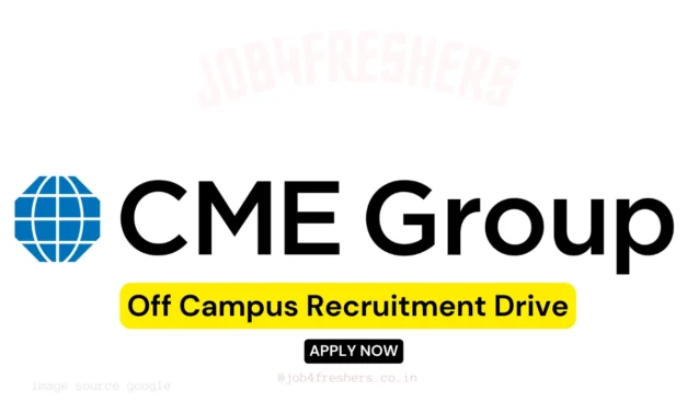 CME Group Off Campus Update | Software Engineer | Bangalore