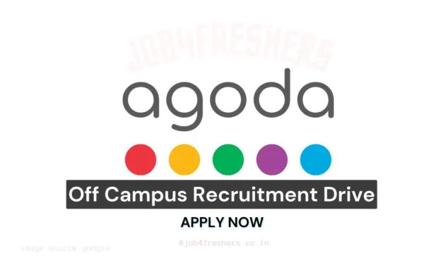 Agoda Hiring for Software Developer in Gurugram Office