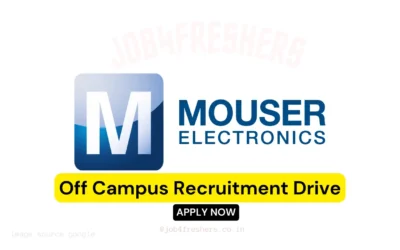 Mouser Off Campus Drive 2026 | Web Developer | Bangalore