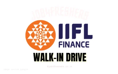 IIFL Finance Walk-in 2026 | For Customer Care Executives & Gold Appraiser