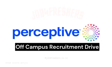 Perceptive Off Campus Drive 2026 | Technical Writer | Apply Now