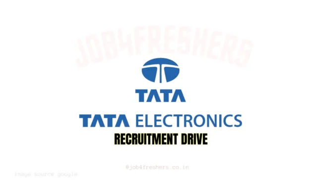 Tata Electronics Off Campus Drive 2026 | Data Engineer | Apply Now
