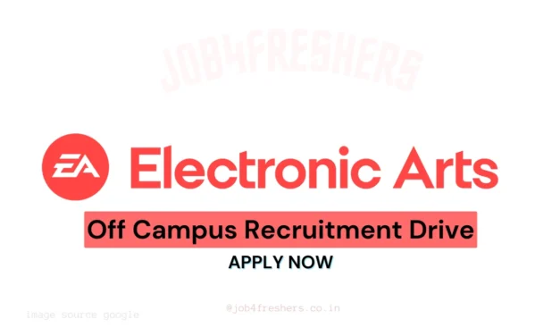 Electronic Arts Hiring Trainee | Hyderabad | Apply Now