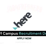Here Technology Off Campus Drive Hiring Trainee | Mumbai