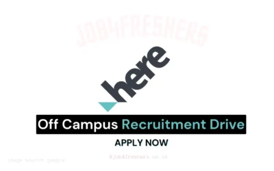 Here Technology Off Campus Drive Hiring Trainee | Mumbai