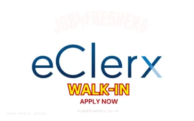 FRESHERS JOBS 11 eClerx Walk-in Drive for Freshers | Financial Analyst