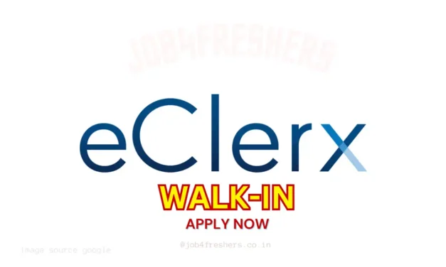 eClerx Walk-in Drive for Freshers | Financial Analyst