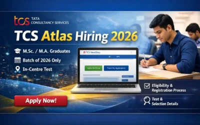 FRESHERS JOBS 9 TCS Atlas Hiring 2026 – Eligibility, Registration Process & Test Details