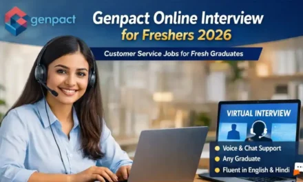 Genpact Online Interview for Freshers 2026 | Customer Service Role (Virtual Hiring)