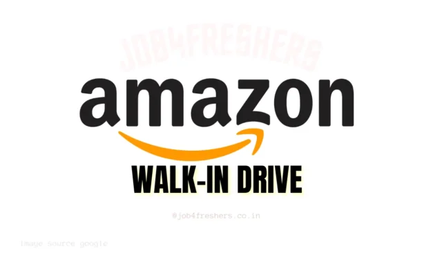 Amazon Walk-in Drive for Customer Support Role | 0-5 Years