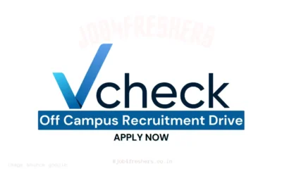 Vcheck Recruitment 2026: Associate Software Engineer Intern