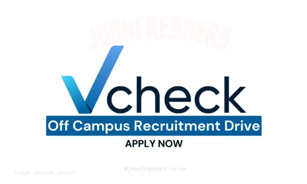 Vcheck Recruitment 2026: Associate Software Engineer Intern
