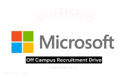Microsoft Latest Internship Opportunity for Freshers candidates