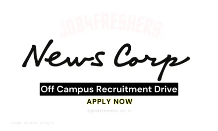News Corp Off Campus Recruitment for Fresher candidates | Bangalore