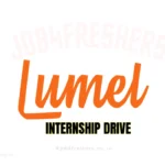 Lumel Internship for 2026 batch freshers – Chennai Location