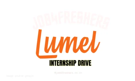 Lumel Internship for 2026 batch freshers – Chennai Location