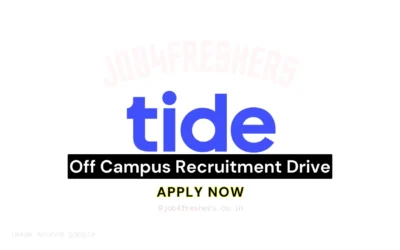 Tide Internship for Talent Acquisition | Freshers are eligible
