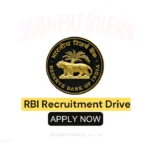 RBI Recruitment 2026 for Office Attendant Posts | 10th Pass can apply