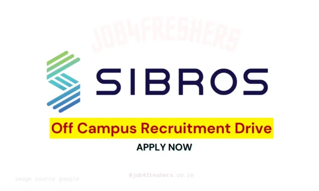 Sibros Hiring Software Engineer Intern | Freshers are eligible