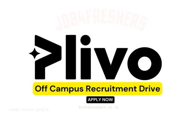 Plivo Internship for 2025 and 2026 batch | Visual Design Intern