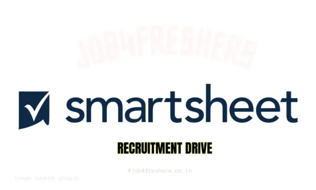 Smartsheet Software Engineer Hiring in Bangalore location