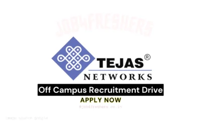 Tejas Networks Hiring for an Engineer Role – Bangalore