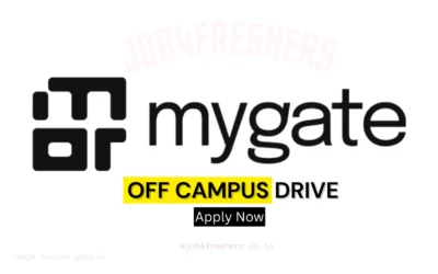 Mygate is hiring Off Campus Drive 2026 for Associate Graphic Designer