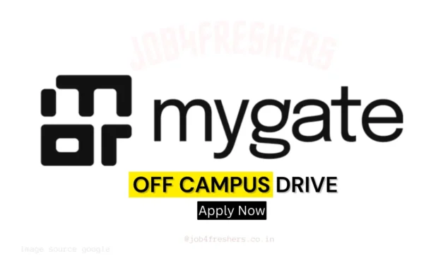 Mygate is hiring Off Campus Drive 2026 for Associate Graphic Designer