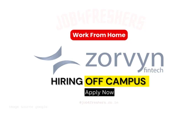 Zorvyn Hiring Work From Home 2026 | Associate Software Engineer