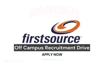 Firstsource Customer Service Associate Off Campus Hiring | Bangalore