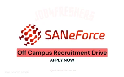 Saneforce Fresher Hiring | Software Tester Trainee