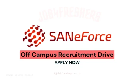 Saneforce Fresher Hiring | Software Tester Trainee