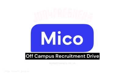Mico is Conducting Off Campus Internship for Freshers