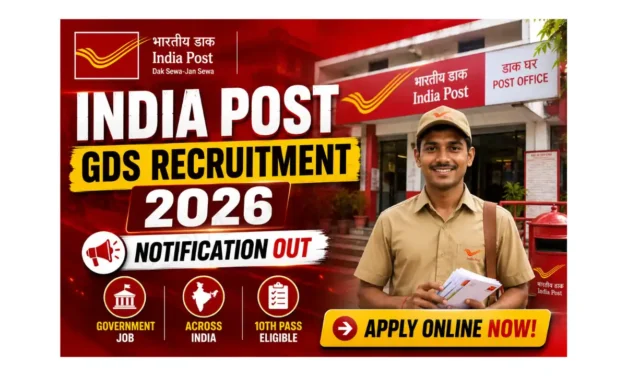 India Post GDS Recruitment 2026 Registration for 25,000+ Vacancies – Apply Online
