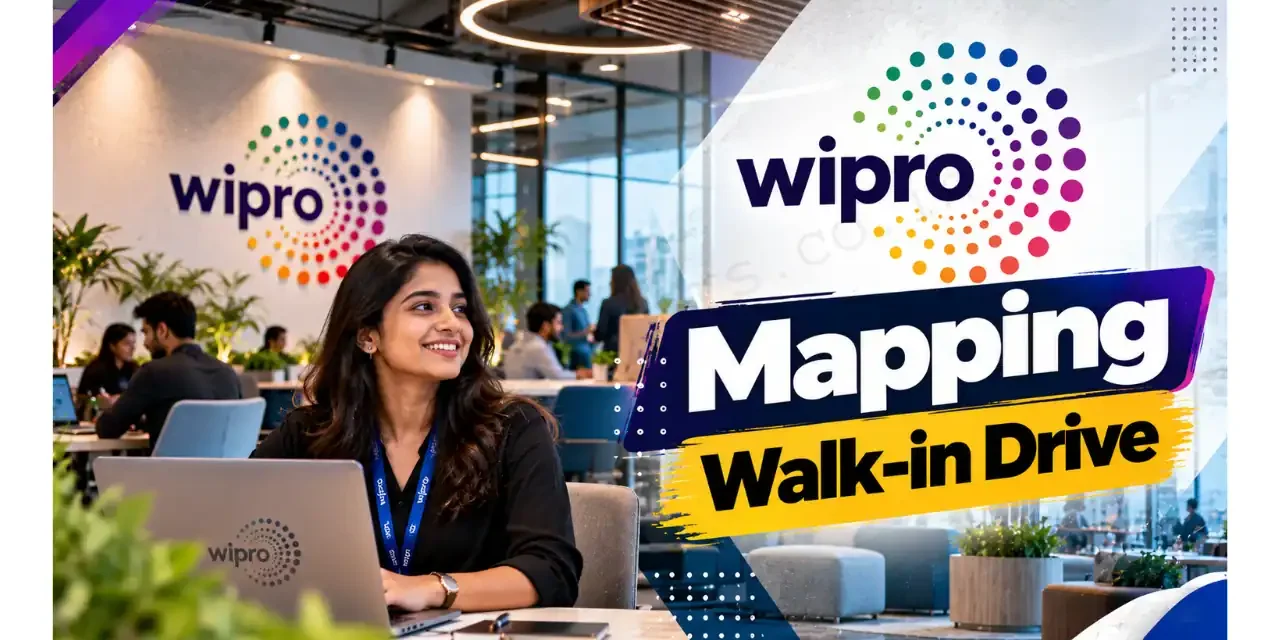Wipro Mapping Walk-in Drive in Hyderabad for Freshers | Any Graduate
