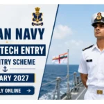 Join Indian Navy 10+2 B.Tech Cadet Entry Scheme Recruitment 2026- Notification Out