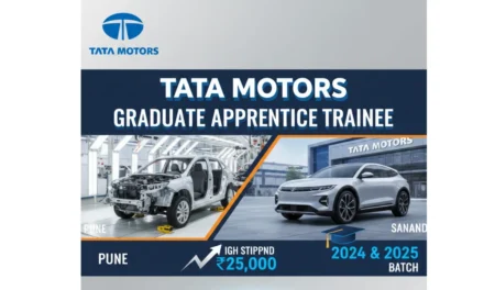 Tata Motors GAT Recruitment 2026: Apply Online for Graduate Apprentice Trainee (Pune & Sanand)