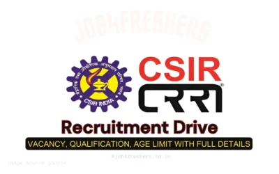 CSIR-CRRI Recruitment 2026 – Apply Online for Various Posts