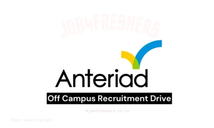 Anteriad Off Campus Recruitment 2026 – Hiring Engineer