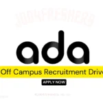 Ada is Hiring Data Engineer in Bangalore Office | 0-1 Year