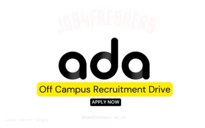 Ada is Hiring Data Engineer in Bangalore Office | 0-1 Year
