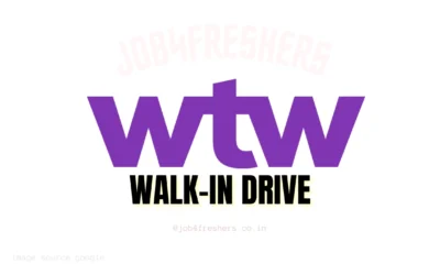 WTW Walk-in Drive for Insurance Claims Advisor | 0- 3 Years