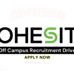 Cohesity Recruitment Drive 2026 – BE/ BTech/ ME/ MTech