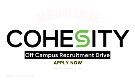 Cohesity Recruitment Drive 2026 – BE/ BTech/ ME/ MTech