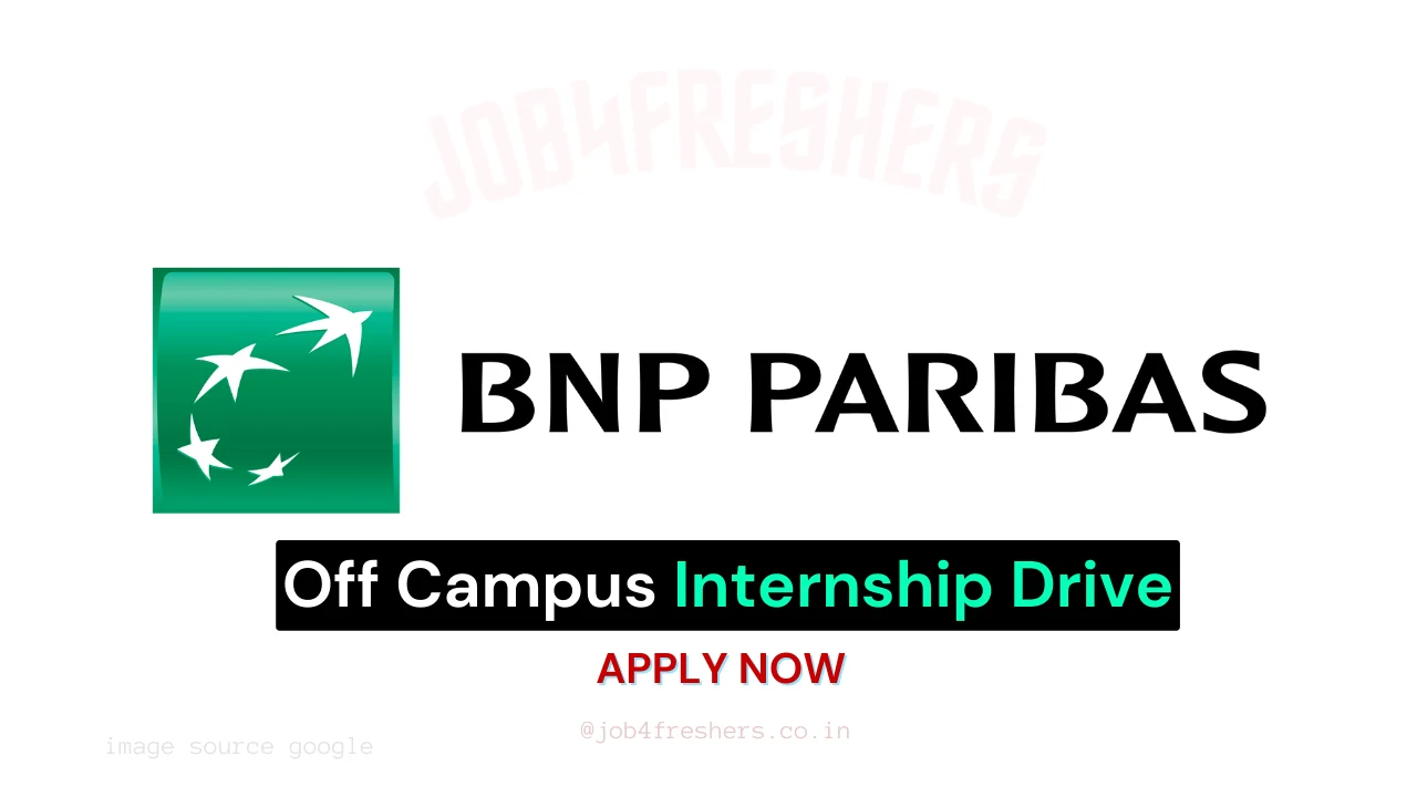 BNP Paribas Internship in Mumbai Location | Data Science Intern ...