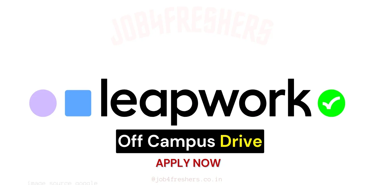 Leapwork Hiring Junior Software Engineer | Off Campus Drive