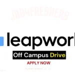 Leapwork Hiring Junior Software Engineer | Off Campus Drive