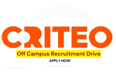 Criteo is Hiring Creative Design Intern – Off Campus 2026
