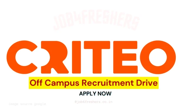 Criteo is Hiring Creative Design Intern – Off Campus 2026